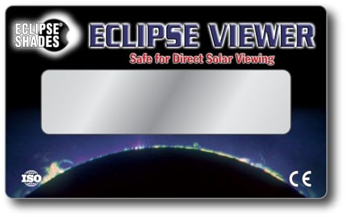 Rainbow Symphony Solar Eclipse Viewer, Replaces Eclipse Glasses, CE & ISO Certified, Safe for Direct Sun Viewing, Made in USA, 5 Pack