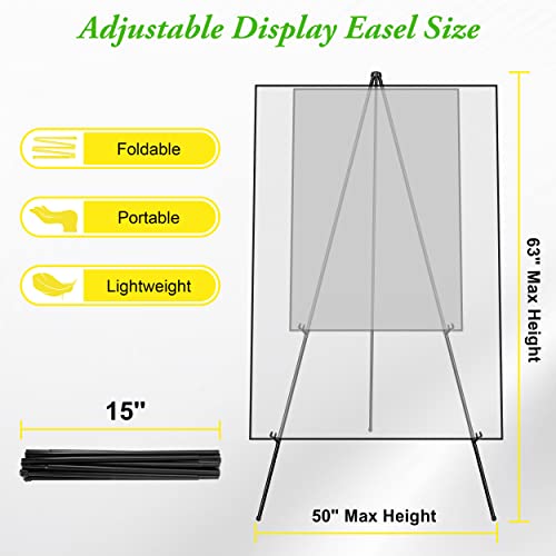 Jr-Mov 63" Easel Stand For Wedding Sign Poster (4 Pack) #TOP3
