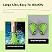 Aosekaa Webbed Swimming Gloves Fingerless Gloves Easy to Use Adjustable Waterproof Diving Gloves for Diving Surfing Pool Exercise, Green, L