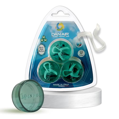 Dilatador Nasal Antironquido, Dispositivo Anti Ronquidos para una Mejor Respiración y para el Deporte - Probado por el Comité Olímpico Italiano - Made in Italy - 3 MEDIUM