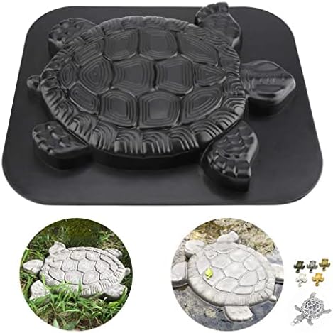 Baomabao Turtle Butterfly Paving Moulds, Stepping Stone Molds Concrete Cement Moulds ABS Tortoise Butterfly Path Adds Sense of Fun and Art (Turtle)
