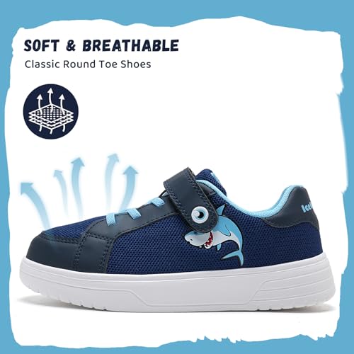 IceUnicorn Kids Girls Sneakers Lightweight Causal Walking Shoes Low Top Elastic Lace Sneaker with Hook and Loop(Toddler/Little Kid/Big Kid)4