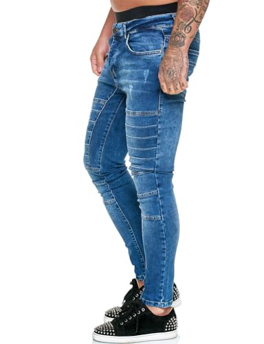 Mywinway Skinny Jeans for Men Spring Summer Ripped Stretch Tapered Leg Slim Fit Distressed Fashion Denim Jeans Pants4