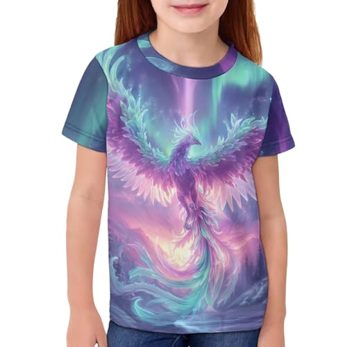 Image of Kids Graphic T-Shirt Boys Girls Novelty Tees Top Short Sleeve Shirts Summer Blouses 3-16