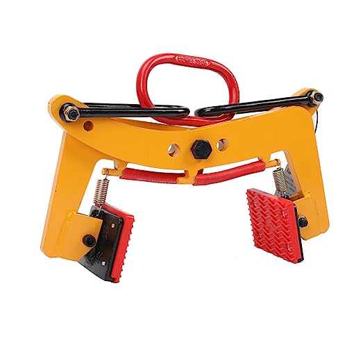 ECUTEE Alicates de desplazamiento para bordillos, Pinza de la Piedra 280 kg, abrazaderas para levantar y transportar, alicates de elevación, bordillo soporte de piedras apertura ajustable 6-24cm