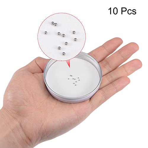 sourcing map 10 Stk. 1,5mm 440C Edelstahl Lagerkugeln G25 Präzision