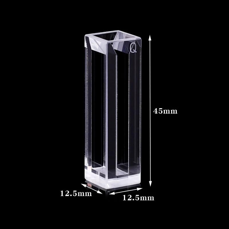 Cuvette de fluorescence en micro-quartz 1400 µl avec couvercle pour analyse