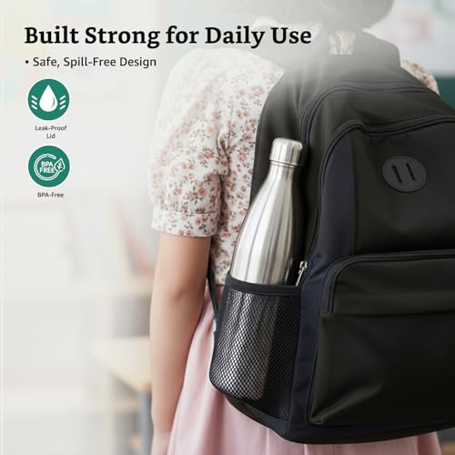 Amazon Brand - Solimo 1000 ml Silver Insulated Bottle - Image 7