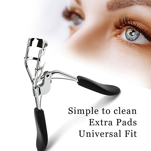 Eyelash Curler, Greenlife® Eyelash Curler With 6 Silicone Refill Pads Professional Makeup Tool Durable Lash Curler Fit Universal Eye Shapes Easily And Safely Get Long-Lasting Curl #TOP1