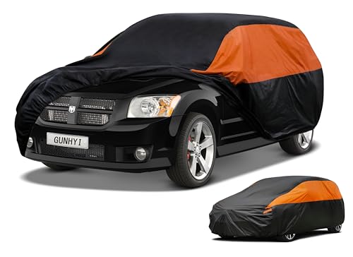 Image of GUNHYI Dodge Car Cover Custom Fit Dodge Caliber Waterproof All Weather for Automobiles, Lightweight Full Exterior Cover Outdoor Sun UV Rain Dust Snow Wind Protection.