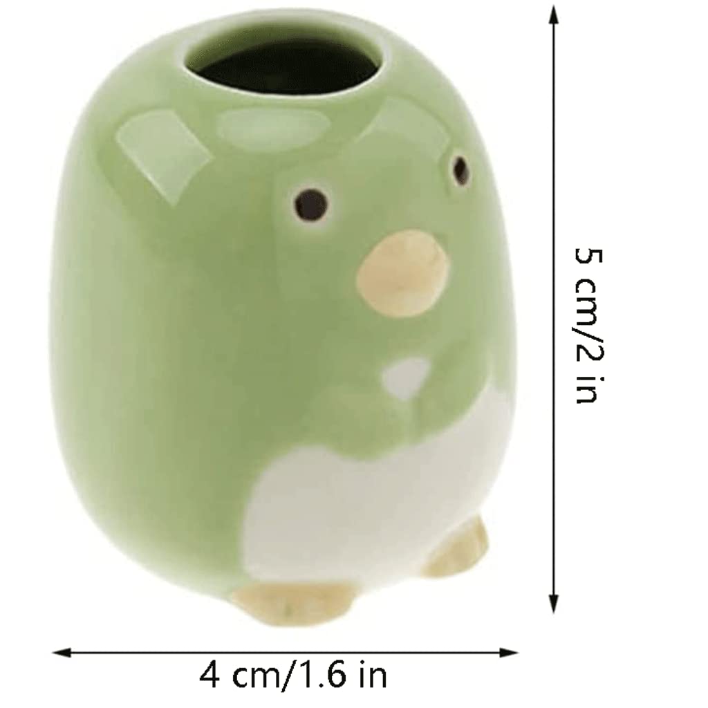 Dispenser per stuzzicadenti, Scatola per stuzzicadenti, Porta stuzzicadenti in Ceramica alla Moda, Contenitore a Forma di Animale Carino, Porta spazzolini da Denti