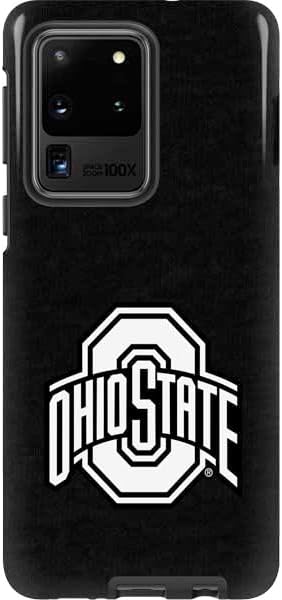 Skinit Pro Phone Case Compatible with Galaxy S20 Ultra 5G - Officially Licensed Ohio State University OSU Black Design