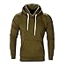 Homme Top Sweat Homme Capuche Sweat-Shirt Chaud Manche Longue Automne Hiver Sweat-Shirt à Capuche Décontracté Casual Survêtements Grande Taille Tops Outwear Blouse Sweat Chic