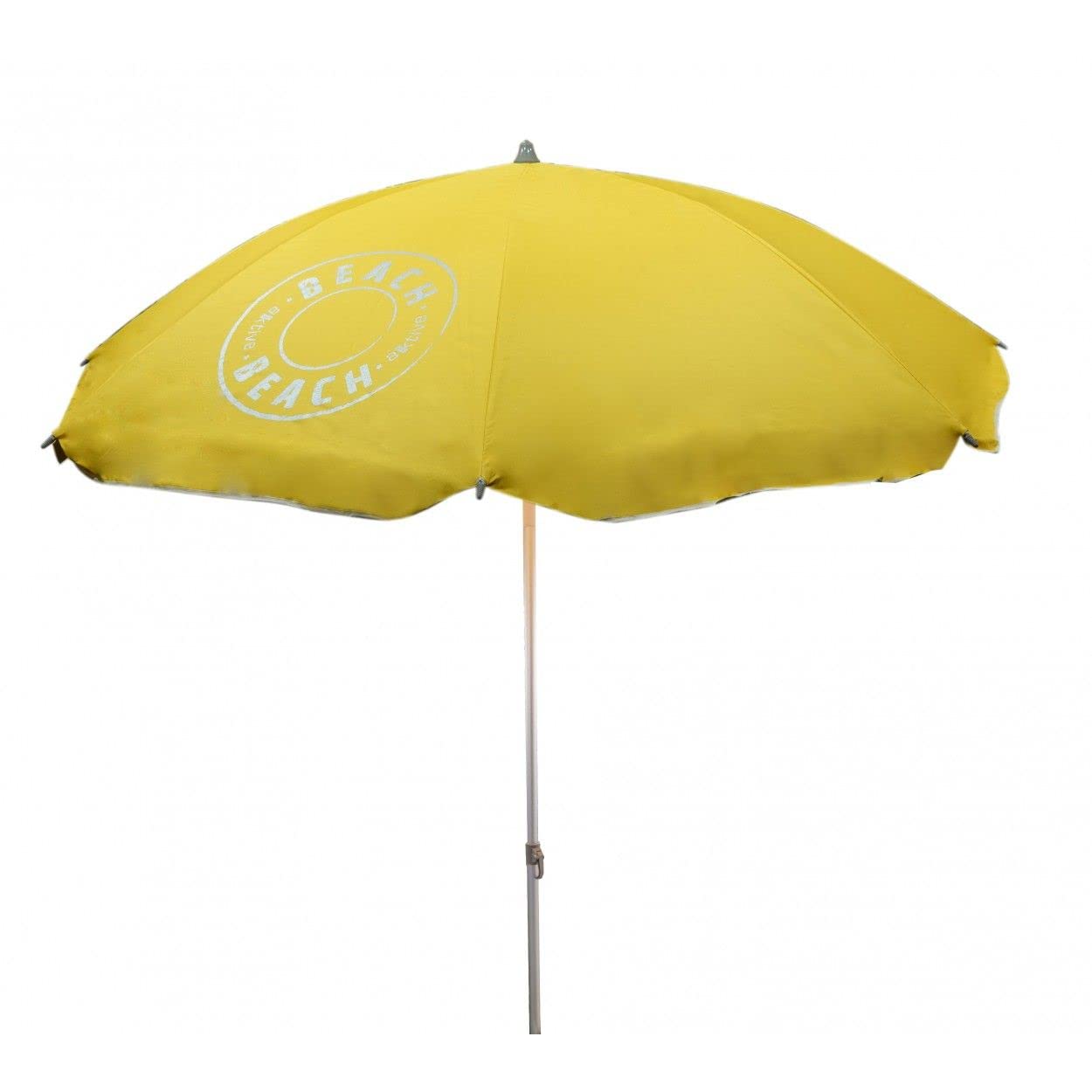 Hogar y Mas SOMBRILLA PLAYA PLANE PROTECTOR SOLAR UV50 200CM - Amarillo
