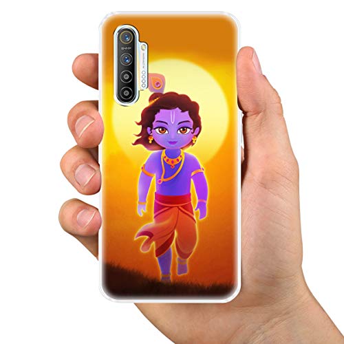 Image of Fashionury inchLord Krishna Printed Mobile Back Cover Case Compatible for Realme Xt