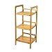 Estantería de 3 estantes de bambú nórdica Natural, de 30x70x30 cm - LOLAhome