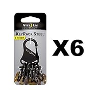 Algopix Similar Product 3 - Nite Ize SBiner KeyRack Black Steel