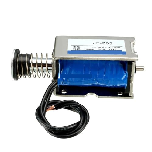 Solénoïde push-pull JF-Z05 24V actionneur linéaire cadre ouvert 10mm