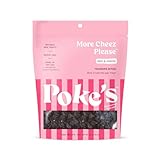 Poke's More Cheez Please Training Treats for Dogs, Beef & Cheese Recipe, Limited Ingredient Natural Dog Treats, Made in USA, Wheat-Free, 6 oz