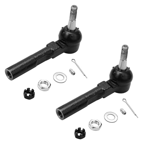 Image of Detroit Axle - 8pc Front End Suspension Kit for Chevrolet Malibu Pontiac Grand Am Olds Alero Cutlass, 2 Lower Control Arms w /Ball Joints 4 Inner & Outer Tie Rods 2 Boots Replacement