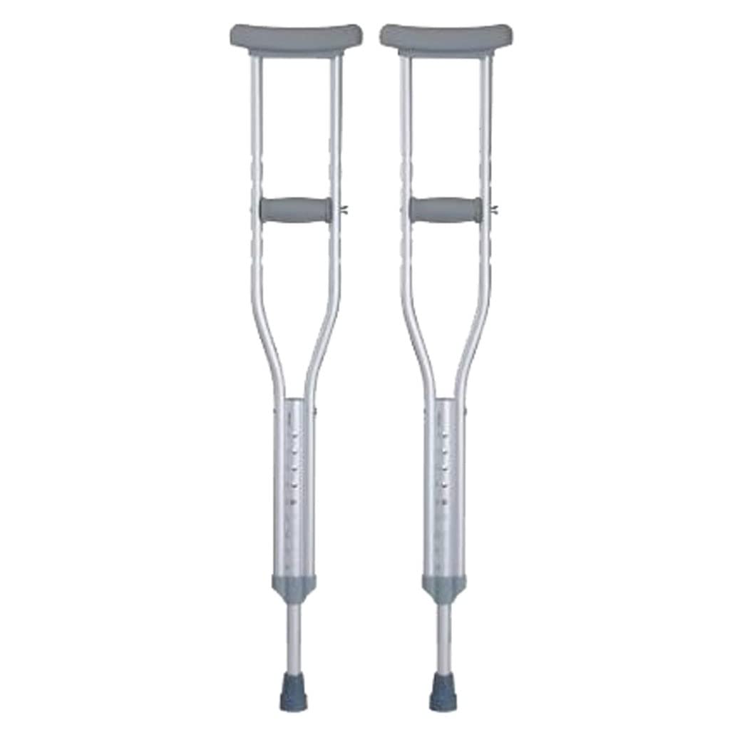 GCX- Muletas for Las Axilas, muletas for Personas Mayores, bastón Ligero, bastón Antideslizante médico, telescópico Ajustable en Altura Firma (Size : 112-132cm)