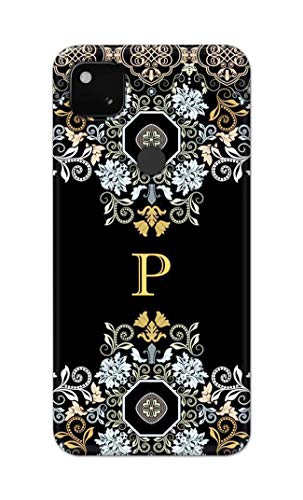 Image of Printed Hard Back Cover Case for Google Pixel 4A 4G Back Cover (Alphabet P) -1803