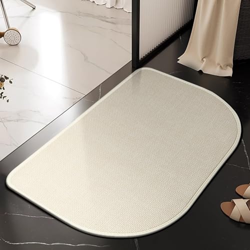 Absorbent Bath Mat, Ultra Thin Stain Resistant Quick Dry Rubber Backing Machine Washable Non Slip Bath Mat,Multi-Scenario Universal Easy to Clean Skin-Friendly Bath Mats for Bathroom Bedroom Home - image 7