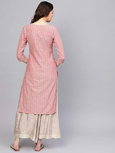 Image of Varanga Women's Cotton Straight Kurta