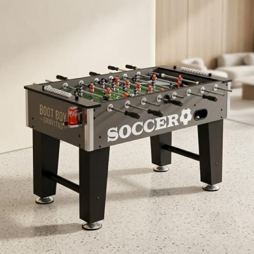 Image of BOOT BOY 'Gravitas' Foosball Table II Soccer Game for Adults II Strong Fooseball Table II Perfect for High-Usage Entertainment Spaces & Homes II 55 * 30 * 35 Inches /L*B*H