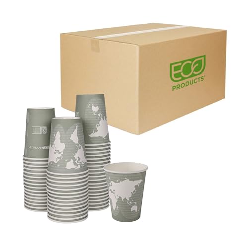 10 Best Compostable Cups That Are Good for the Planet and You 8 ECO PRODUCTS Compostable 12oz Coffee Cups (Case of 1000)