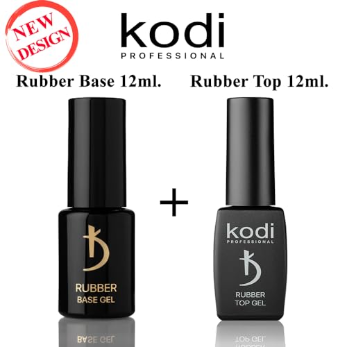 Set profesional Kodi Rubber Base y Rubber Top 12 ml miniatura 2
