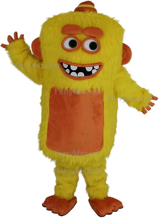 New Yellow Max Monster Suit Animal Mascot Costume Party Carnival Costumes