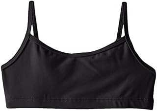Capezio Little Girls' Team Basic Camisole Bra Top, Black, Small