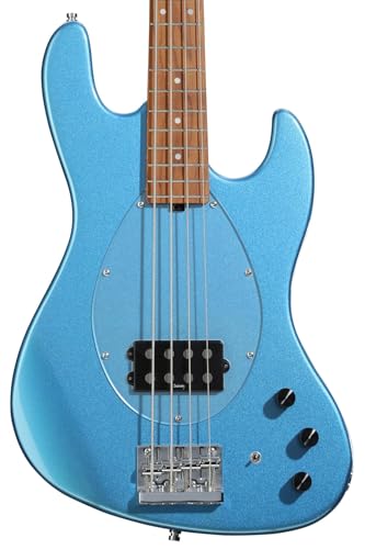 Sadowsky MetroExpress Vintage M Bass Guitar - Solid Ocean Blue, Roasted Maple Fingerboard