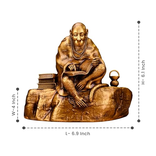 Estatua de Hanuman Ramayani 6.1" para decoración y altar miniatura 5