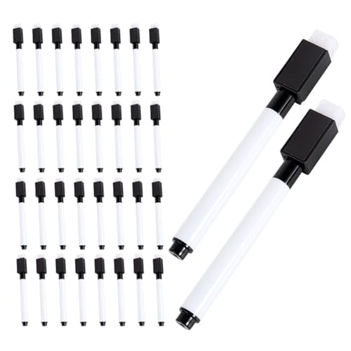 Stylos effaçables noirs sans traces tenaces grâce à l'encre soluble pour petits tableaux blancs