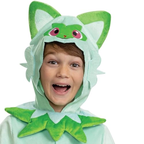 Disfraz Sprigatito para niños talla L (10-12) miniatura 3