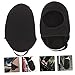 Toyvian 2pcs Skid Shoe Covers Windproof Overshoes for Outdoor Riding Elastic Zipper Protects Feet from Cold and Rain