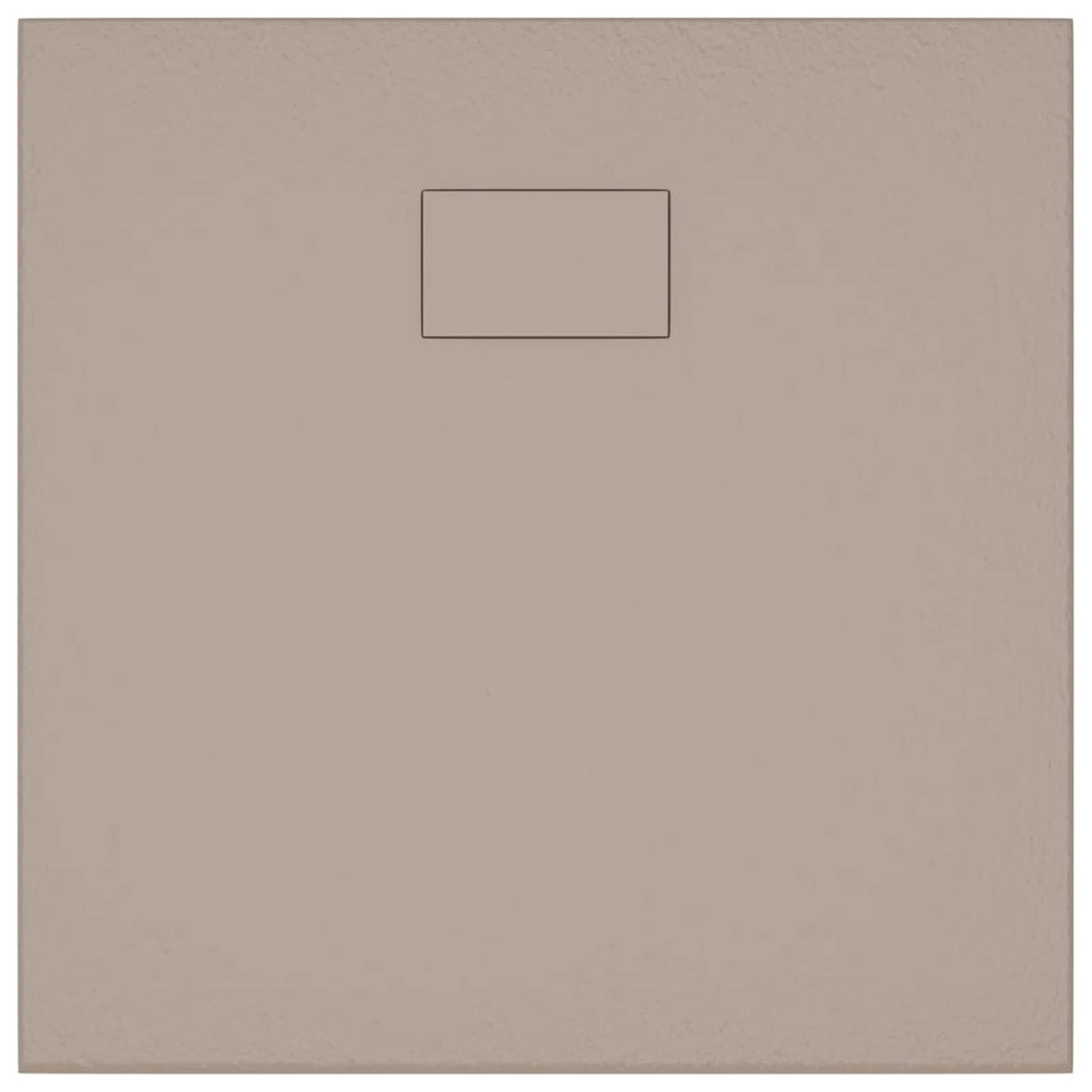 Homgoday Piatto Doccia in SMC Marrone 80x80 cm, Mobili da Interni/Esterni