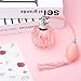 Beautyflier 3.4 Oz Perfume Atomizer Clear Glass Empty Refillable Perfume Bottle with Long Tassel (Pink)