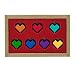 EU_LevinArt Undertale Coeur Porte-clés Collier Coeur Pendentif Sac clé téléphone vêtements Accessoires Ensemble 7 pièces