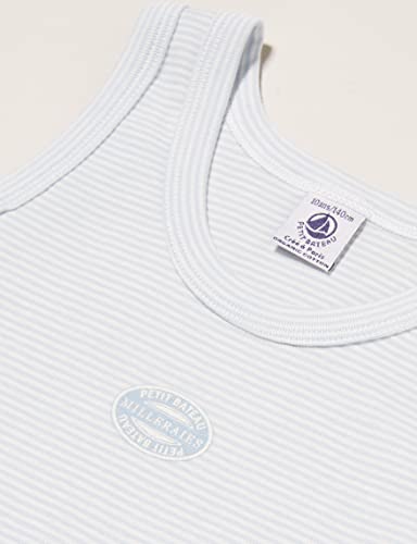 Petit Bateau Boys' Pinstriped Cotton Vests Tank TOP 2 Pack Sizes 2-12 Years4