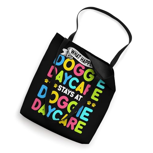 Doggie Daycare Dog Worker Paws Bolsa Tote miniatura 2