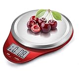 【Caratteristiche】 Grande piattaforma (diametro 17 cm) - adatta a tutti i tipi di esigenze, ampio display LCD (2,8 * 5,8 cm) - facile da leggere per tutte le età, acciaio inossidabile con rivestimento resistente alle impronte digitali - molto facile da pulire e mantenere