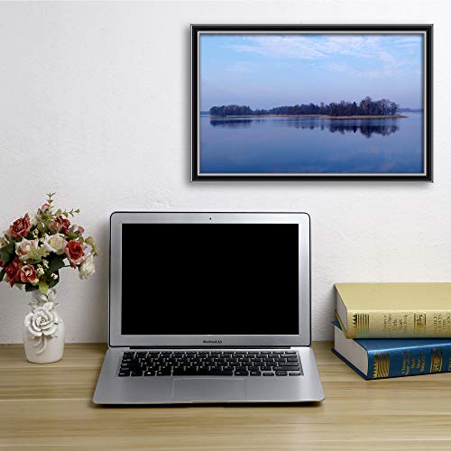 Aynoo 11x17 Poster Picture Frame Black Legal Sized Paper to Display 11x17 inch Picture Photo (Without Mat) Memorabilia, Certificates, Awards, Medals and Photos Wall Mounting Frame (P8L 2019)