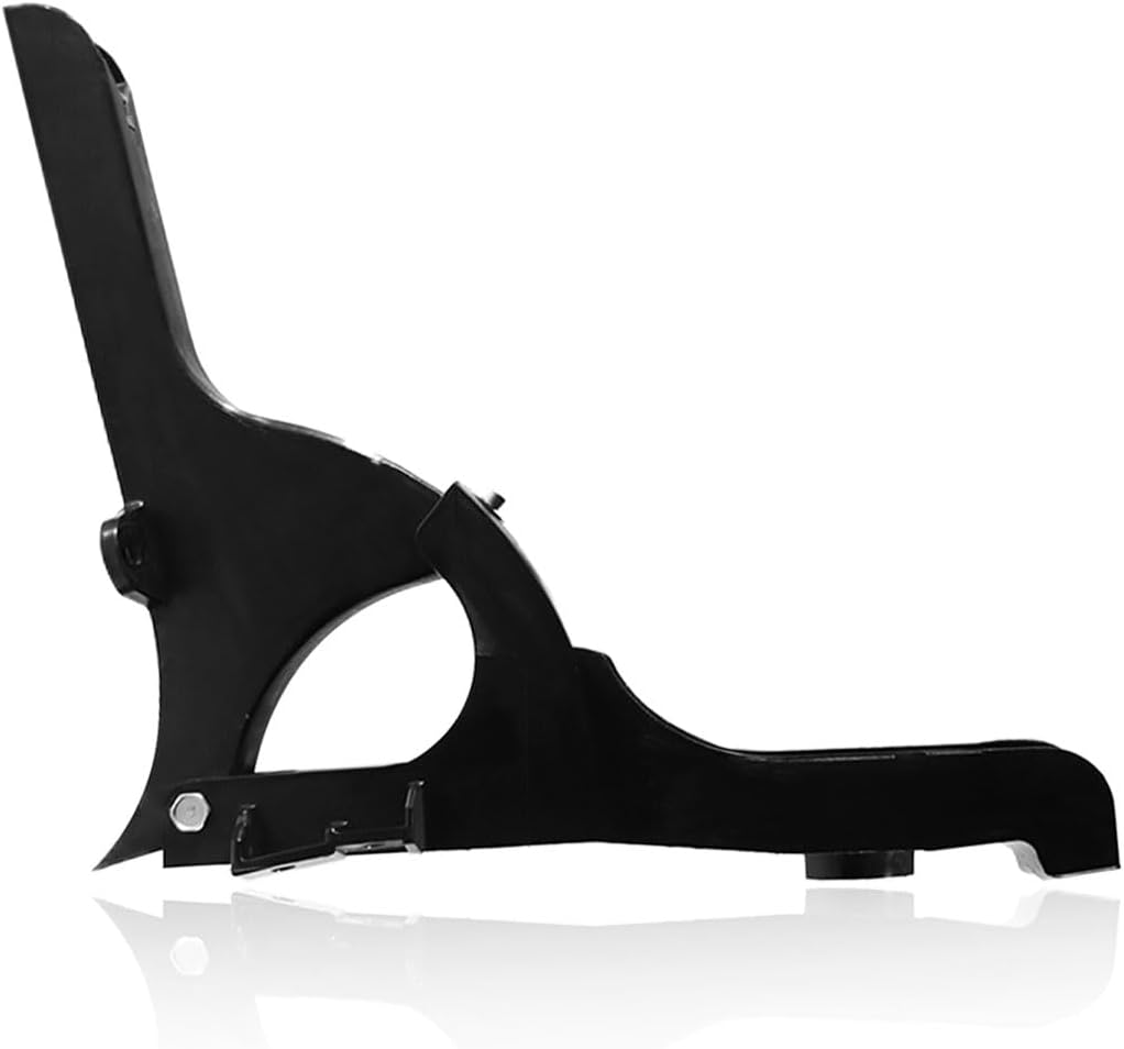 Bottom Cabin Fairing Top Mounting Brackets Black for Freightliner Cascadia 2008-2017 Semi Trucks (C, Left)
