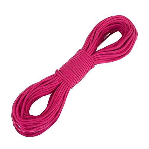 Image of 550 para Cord Parachute Survival Cord Rope Spec Type III 7 Strand Paracord Rope, Military Grade Nylon 4mm Diameter(Hot Pink, 20)