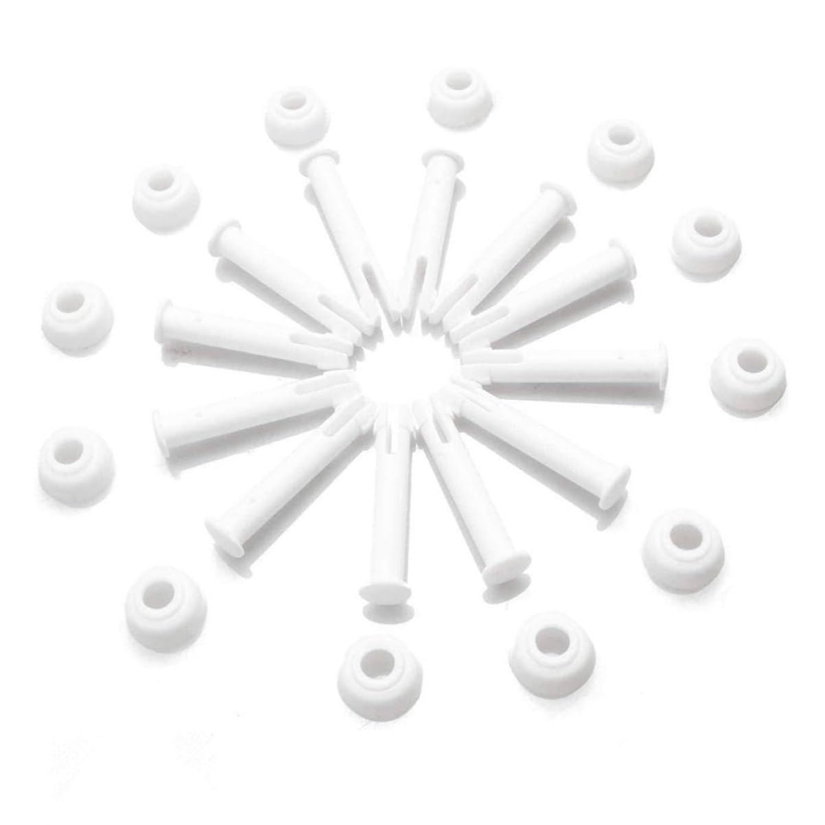 Happyyami 48piezas Conector De Plástico para Marco De Piscina Desmontable Repuesto De Pin para Accesorios De Instalación Sin Herramientas