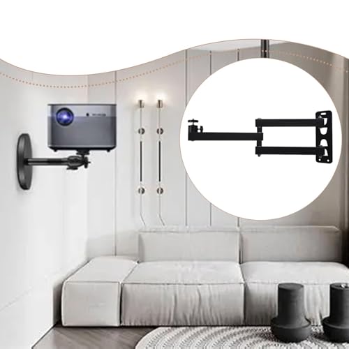 Support mural pour projecteur de salon et bureau pliable en fer - 4