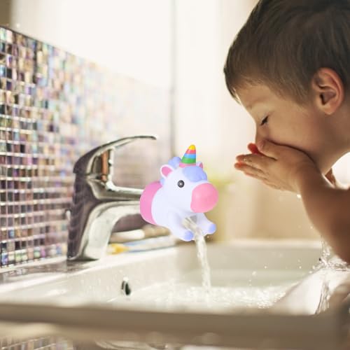 Image of jojofuny 1pc Extender Water spout Cover Bath spout Cover Faucet Safety Guard Bath tub Toddler Bath tub tub Toddler tub Sink Faucet Bath tubs for Baby Bathtub Animal PVC